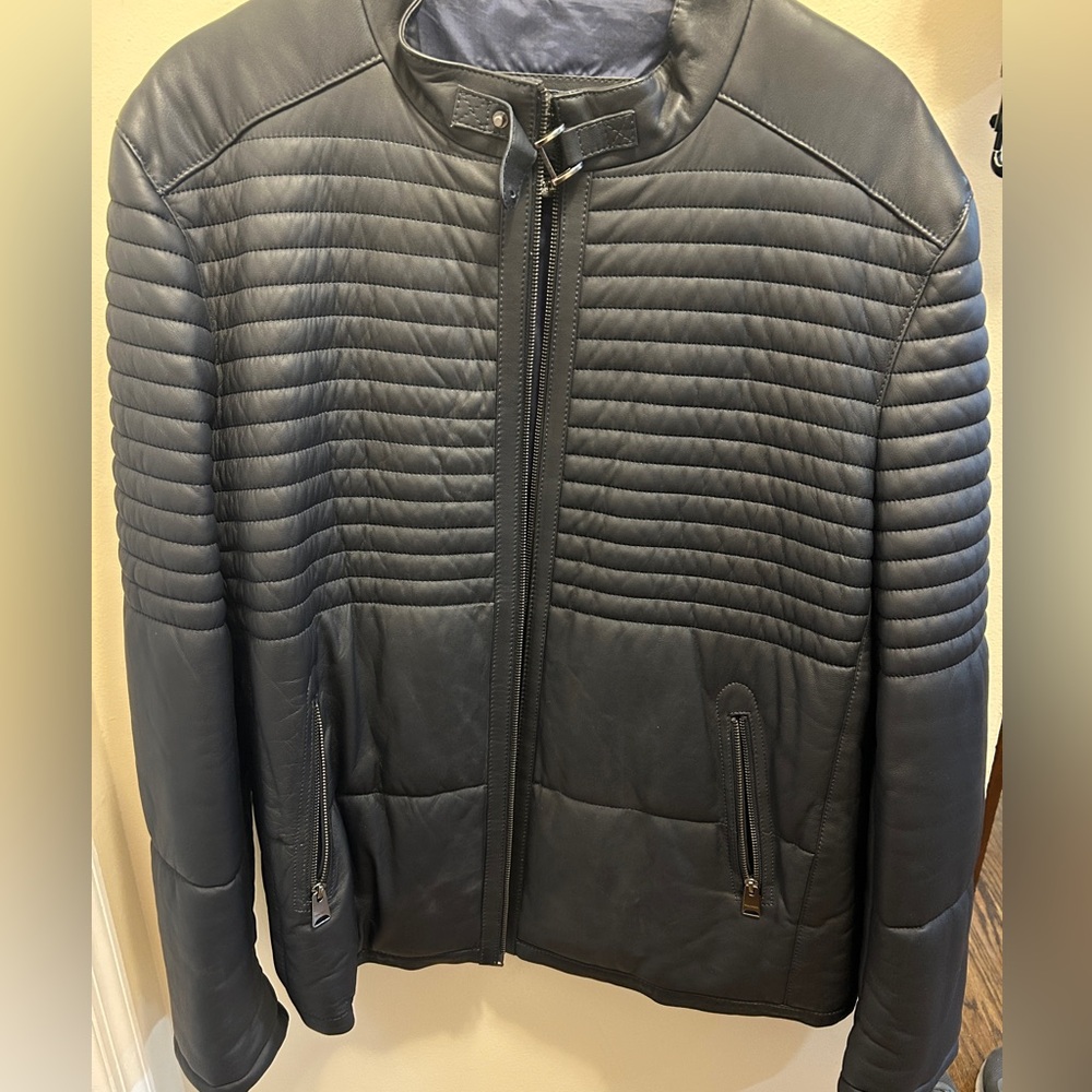 Men’s Maceoo Paris Leather Jacket-brand new, no tag